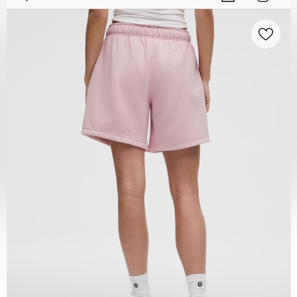 NWT Lululemon Scuba Mid-Rise Oversized Short 7" *Graphic‎ Pink Haze Womens Small - Picture 3 of 7